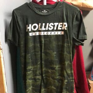 camo hollister shirt